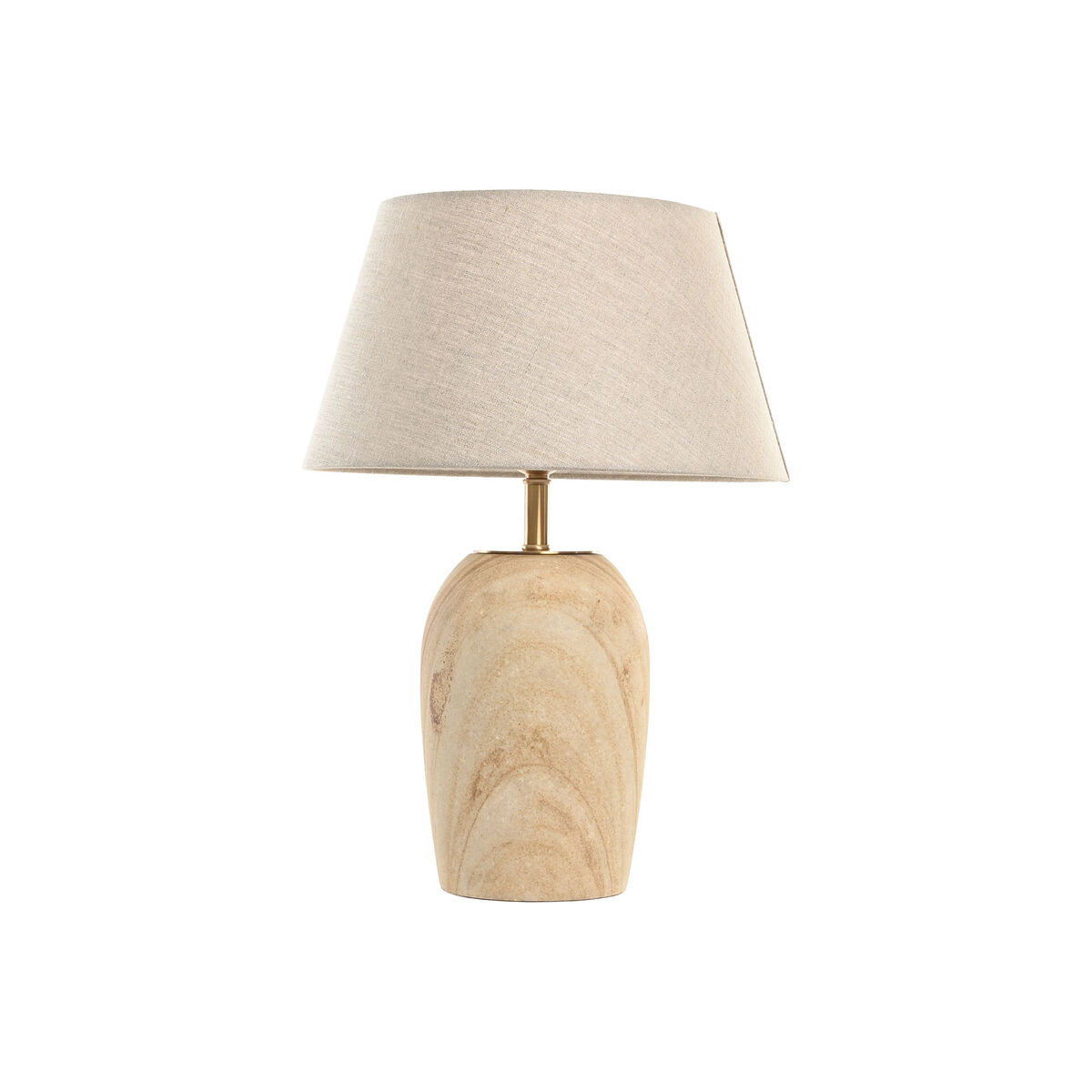 Lampada Da Tavolo Home Esprit Beige Dorato Naturale 50 W 220 V