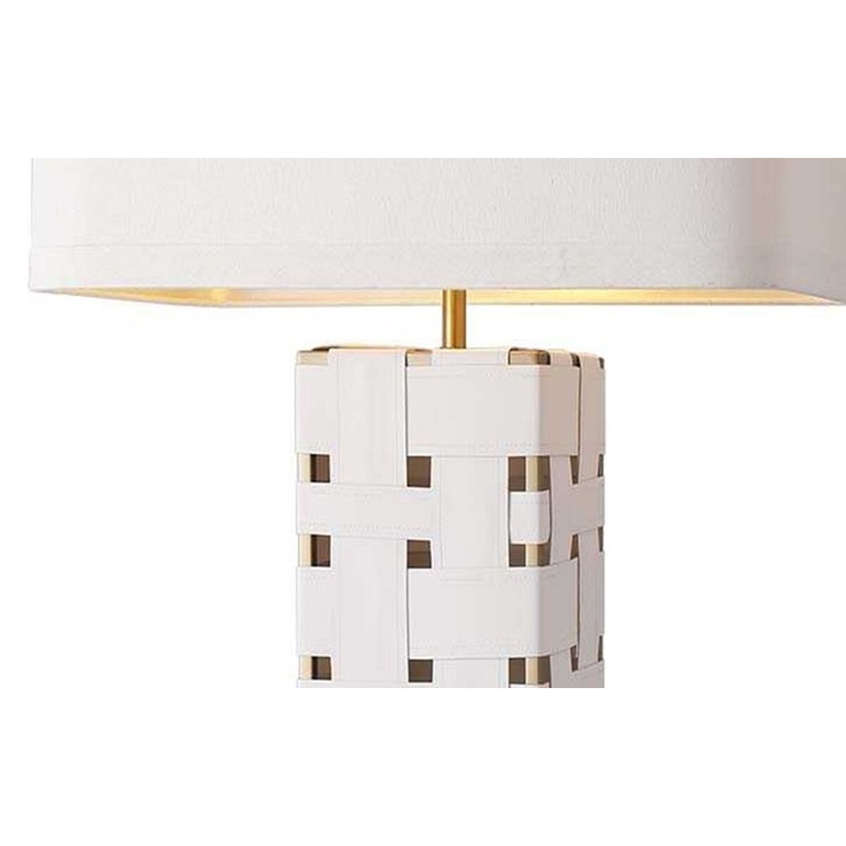 Lampada Da Tavolo Home Esprit Bianco Dorato