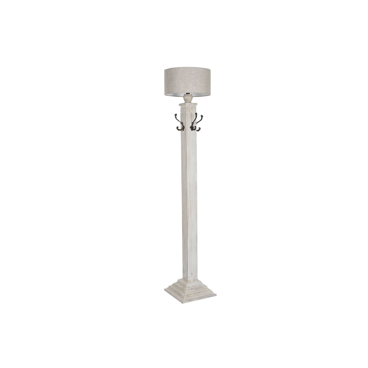 Lampada Da Terra Home Esprit Bianco 220 V 42 X 42 X 200 cm