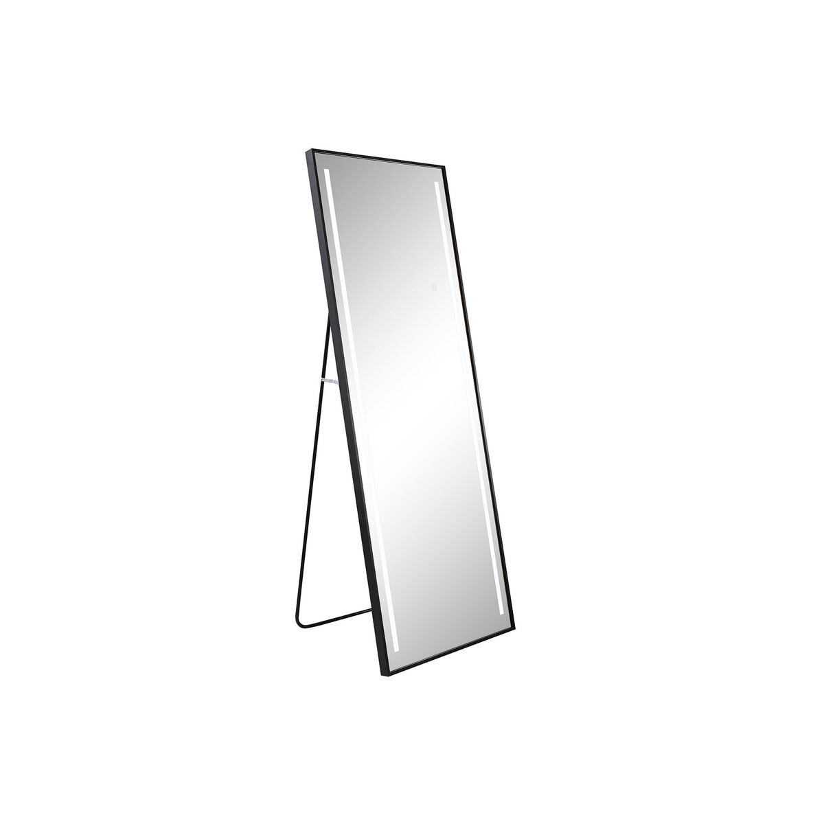 Specchio Spogliatoio Home Esprit Nero Alluminio 60 X 0,5 X 165 cm