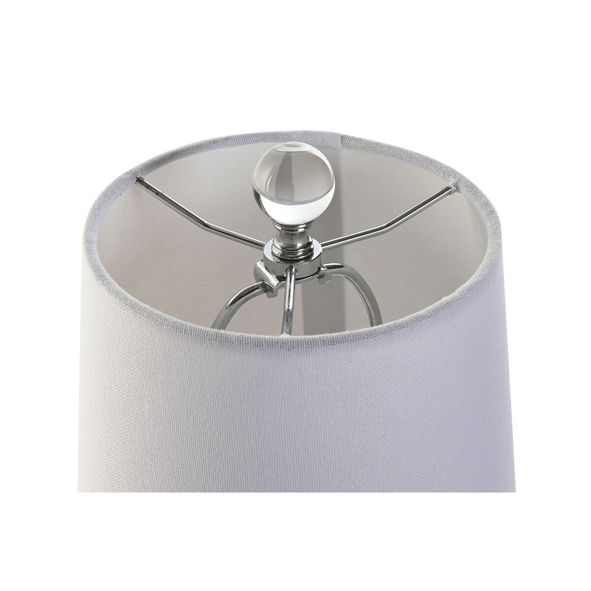 Lampada Da Tavolo Home Esprit Bianco 50 W 220 V - Image 4