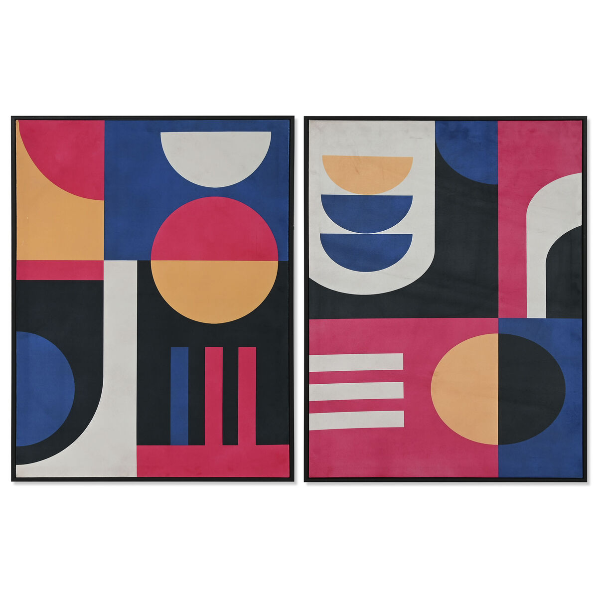 Tela Home Esprit Velluto Tela 63 X 3 X 83 cm