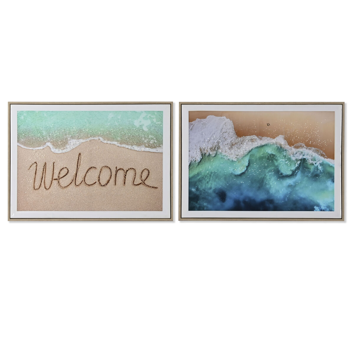 Tela Home Esprit Polistirene Tela 72,5 X 3 X 52,5 cm
