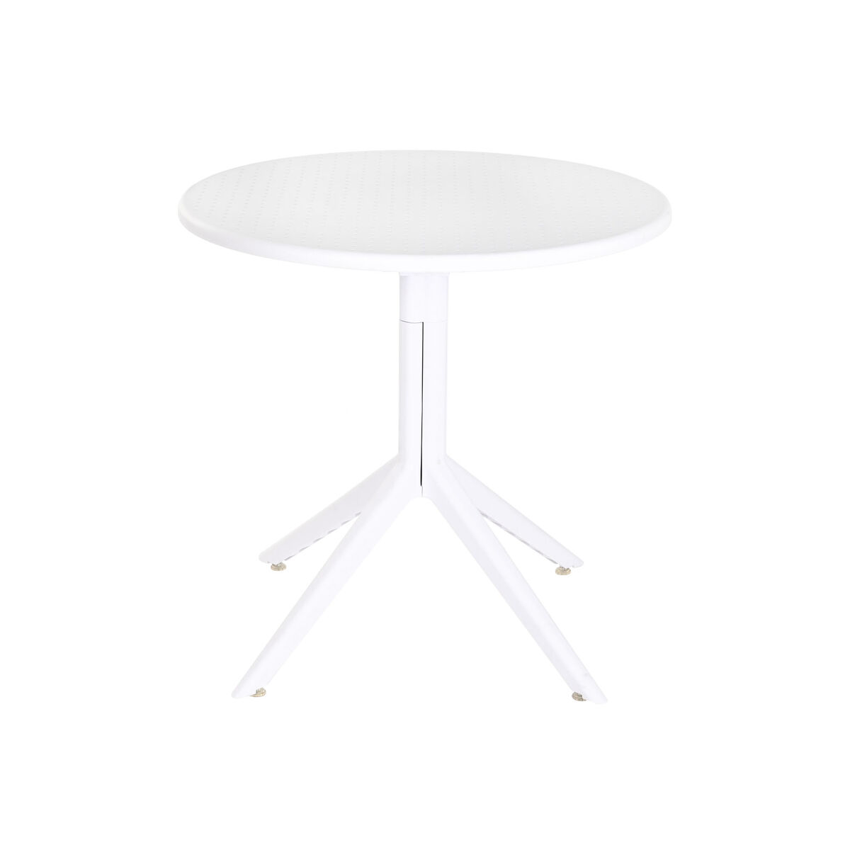 Tavolo Da Pranzo Home Esprit Bianco Metallo Polipropilene 80 X 80 X 75 cm
