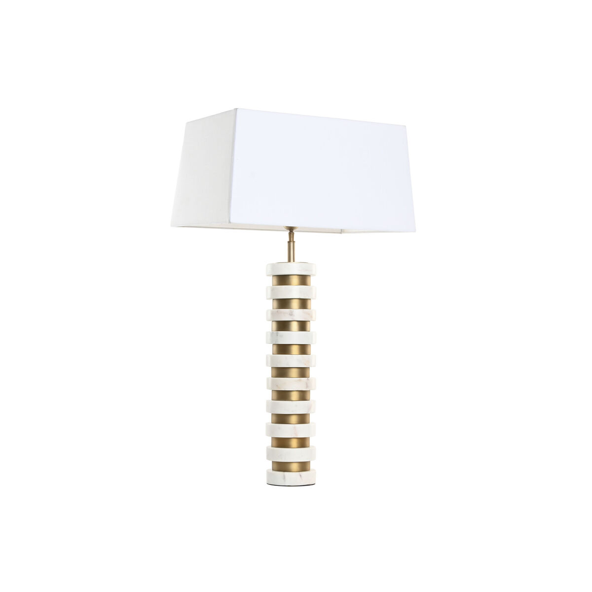 Lampada Da Tavolo Home Esprit Bianco Beige Dorato 50 W 220 V