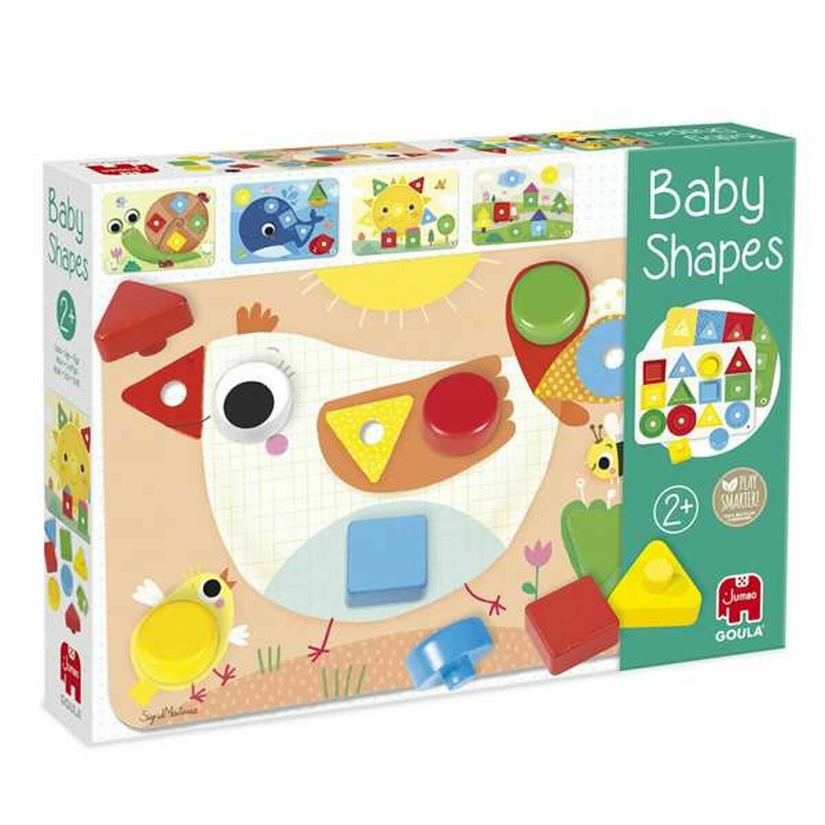 Puzzle Per Bambini Goula Baby Shapes Multicolore