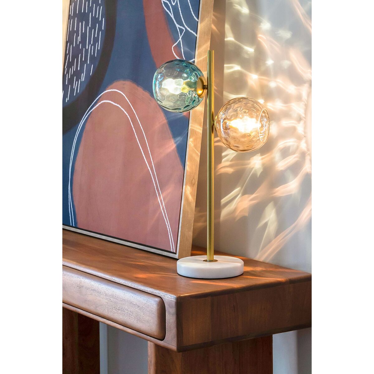Lampada Da Tavolo Home Esprit Argentato 40 W 220 V