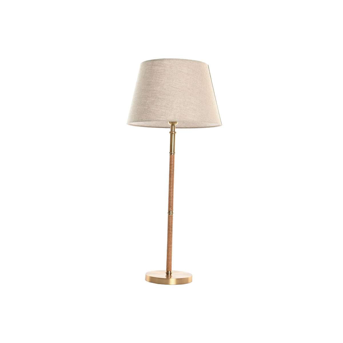 Lampada Da Tavolo Home Esprit Beige Dorato Naturale 50 W 220 V