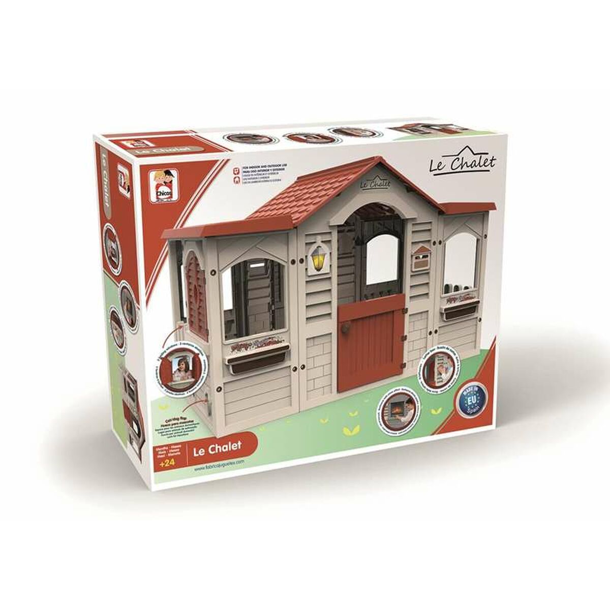 Casa Da Gioco Per Bambini Chicos Le Chalet 156 X 103 X 104 cm