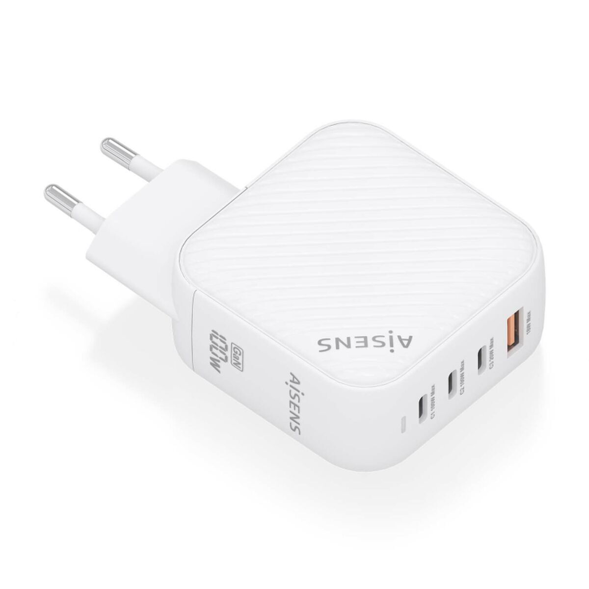Caricabatterie Da Parete Aisens AscH-100w4p028-W Bianco Multicolore 100 W