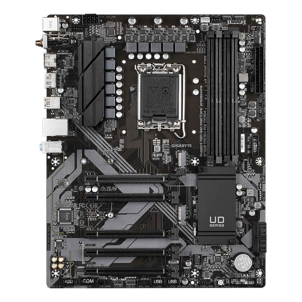 Scheda Madre Gigabyte B760 Ds3h Ax Ddr4 Intel B760 Express Lga 1700 - Image 4