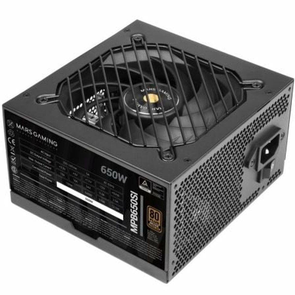 Fonte Di Alimentazione Mars Gaming TacmarS-Mpb650si 650 W 80 Plus Bronze
