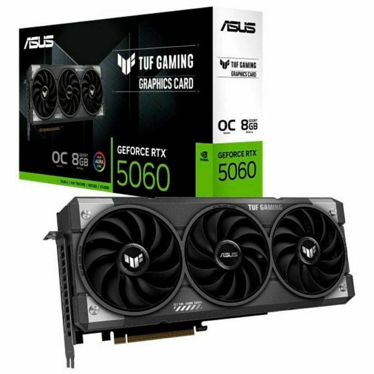 Scheda Grafica Asus TuF-Rtx5060-O8G-Gaming Geforce Rtx 5060 8 Gb Gddr6 Gddr7