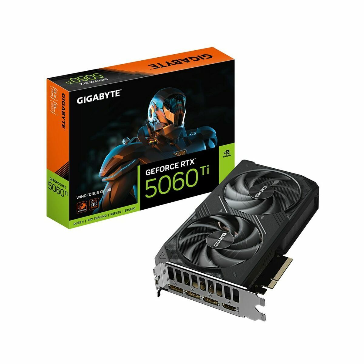 Scheda Grafica Gigabyte GV-N506twf2oC-8gd Geforce Rtx 5060 Ti 8 Gb Gddr6 Gddr7