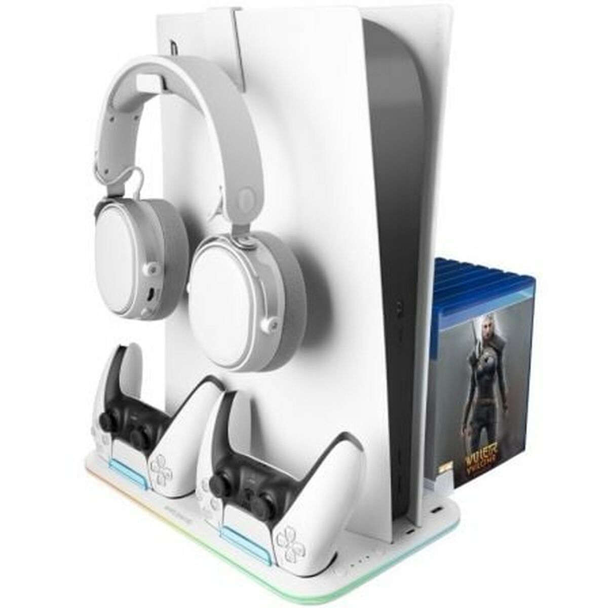 Supporto Per Cuffie Mars Gaming Mps5b2 Bianco