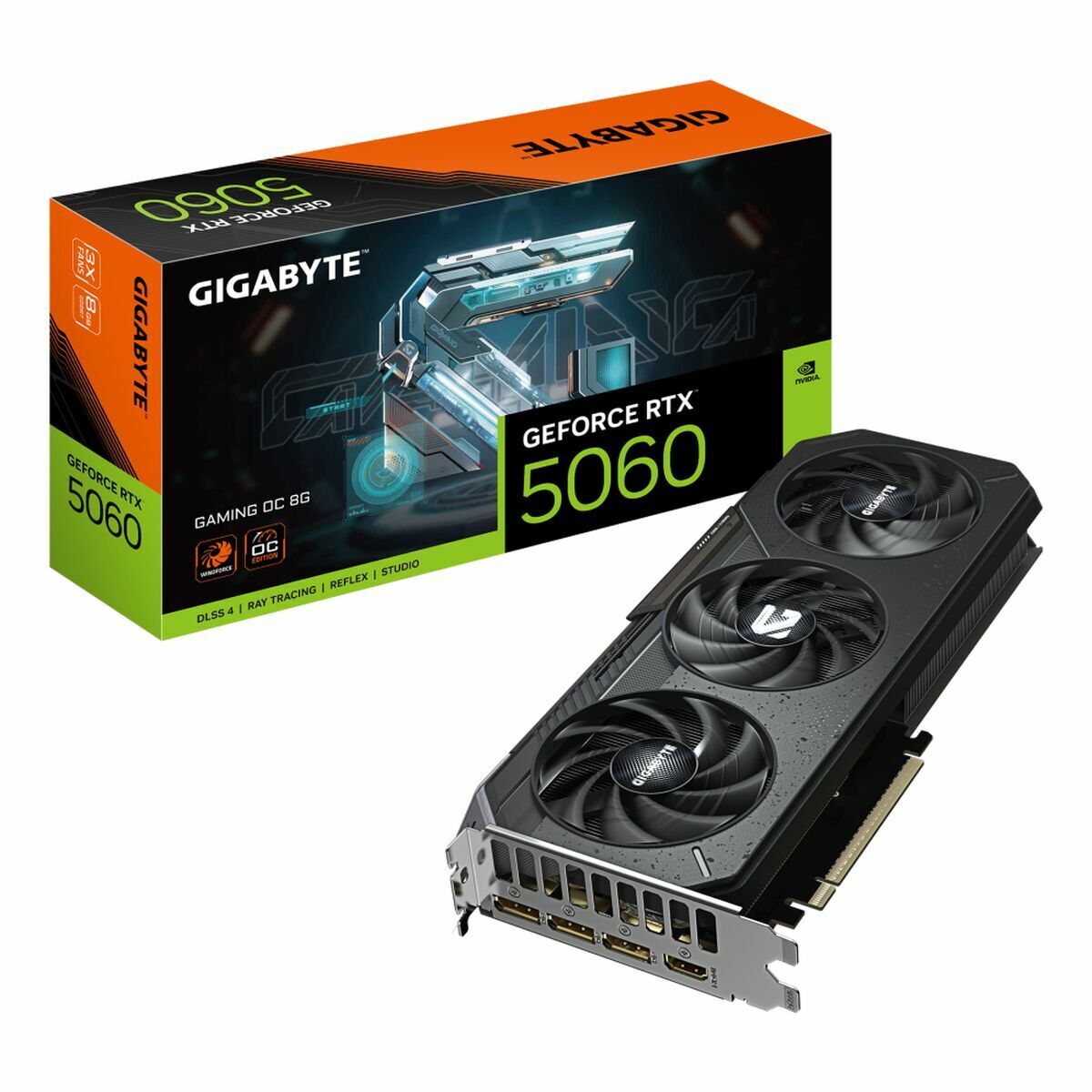 Scheda Grafica Gigabyte 9vn5060gO-00-G10 Geforce Rtx 5060 8 Gb Gddr7