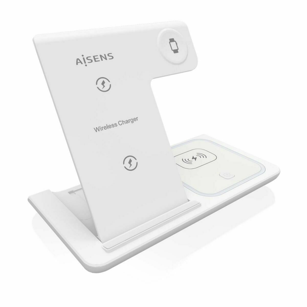 Caricabatterie Senza Fili Aisens AscH-15w3wc044-W 3 In 1