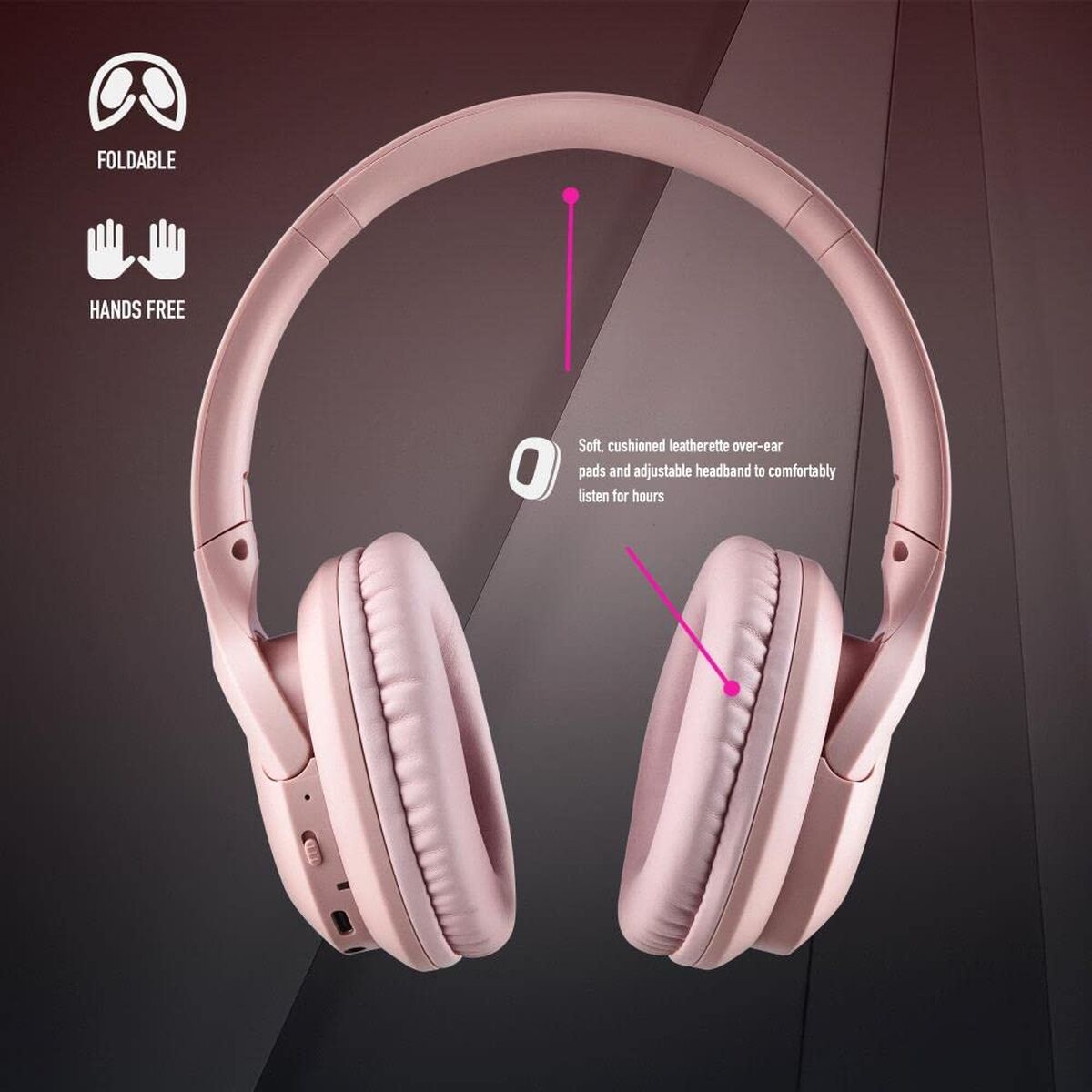 Auricolari Ngs Artica Greed Nero Rosa - Image 3