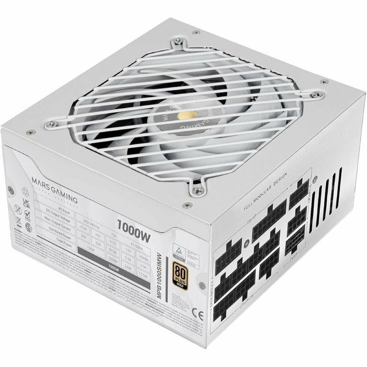 Fonte Di Alimentazione Mars Gaming Mpb1000simw 1000 W 80 Plus Gold