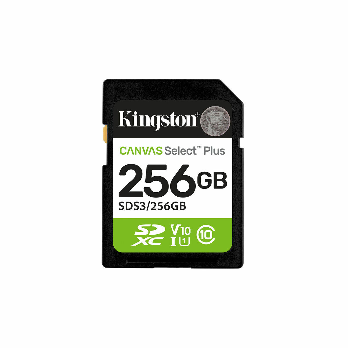 Scheda Di Memoria Micro Sd Con Adattatore Kingston Canvas Select Plus Gen3 256 gb