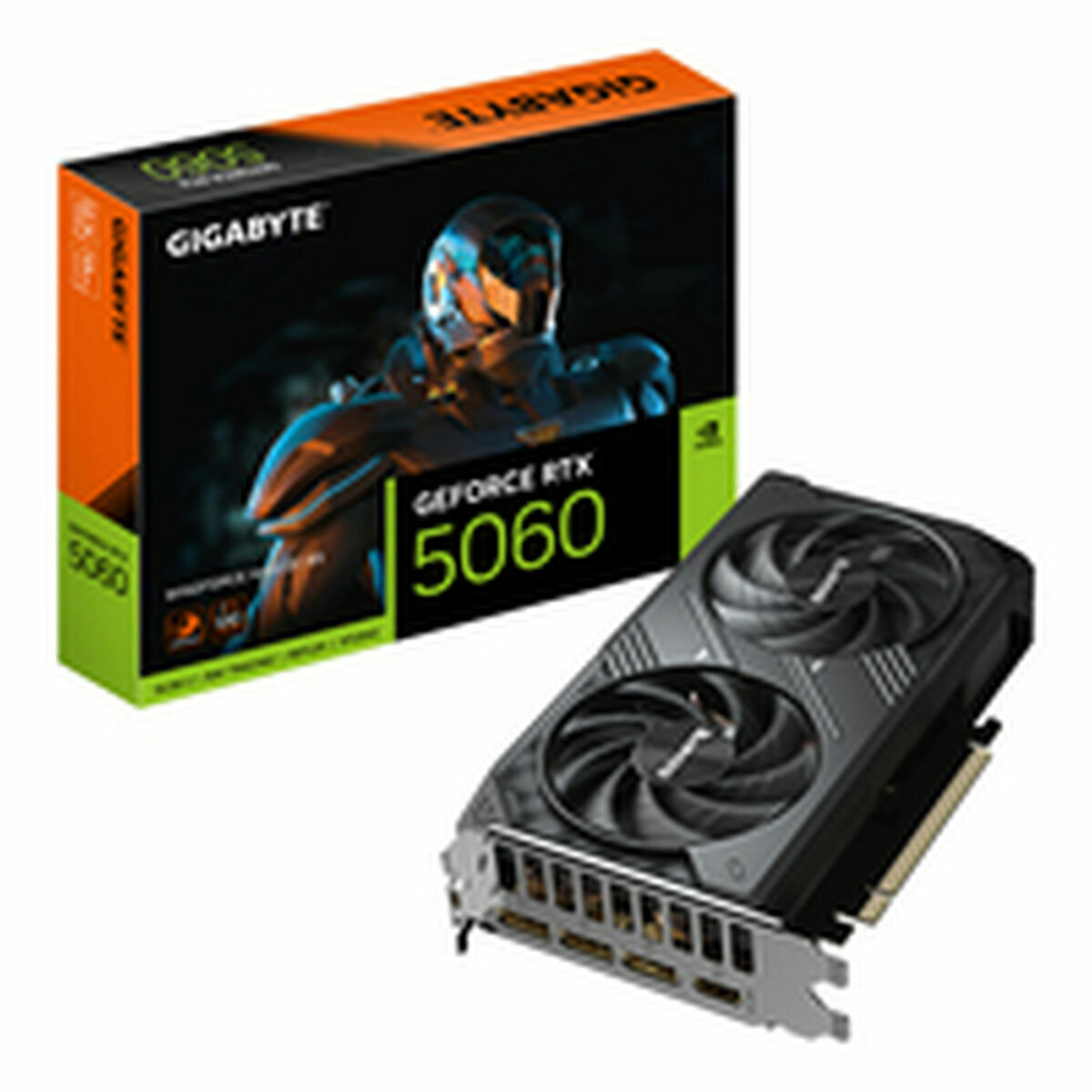 Scheda Grafica Gigabyte GV-N5060wf2max OC-8gd Geforce Rtx 5060 8 Gb Gddr7