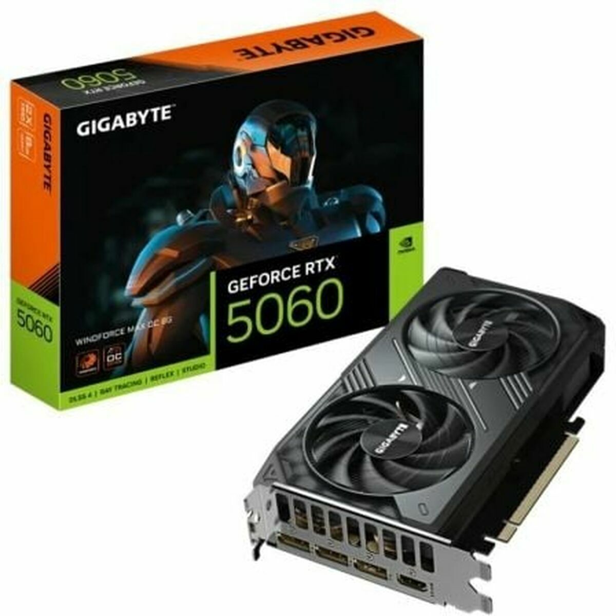 Scheda Grafica Gigabyte GV-N5060wf2max OC-8gd Geforce Rtx 5060 8 Gb Gddr7 - Image 5