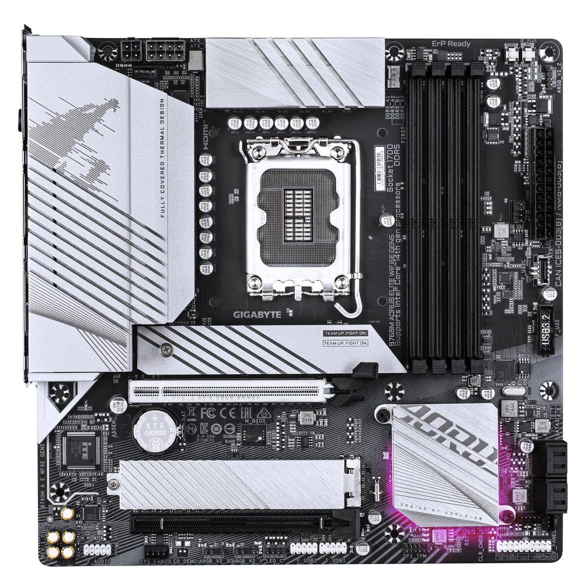 Scheda Madre Gigabyte B760m Aorus Elite Wifi6e Gen5 Lga 1700