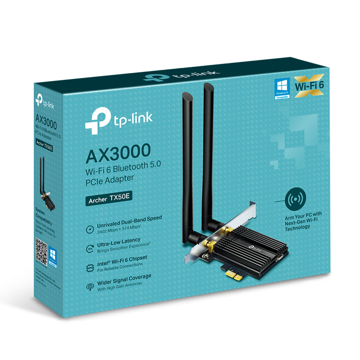 Scheda Di Rete WI-Fi TP-Link Archer Tx50e 2400 Mbps Pcie - Image 5
