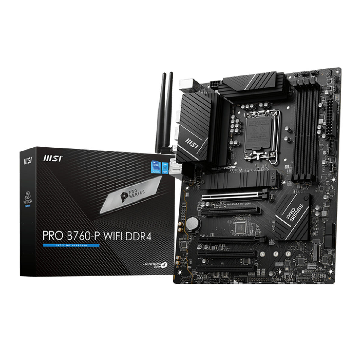 Scheda Madre Msi Pro B760-P Wifi Ddr4 Lga 1700