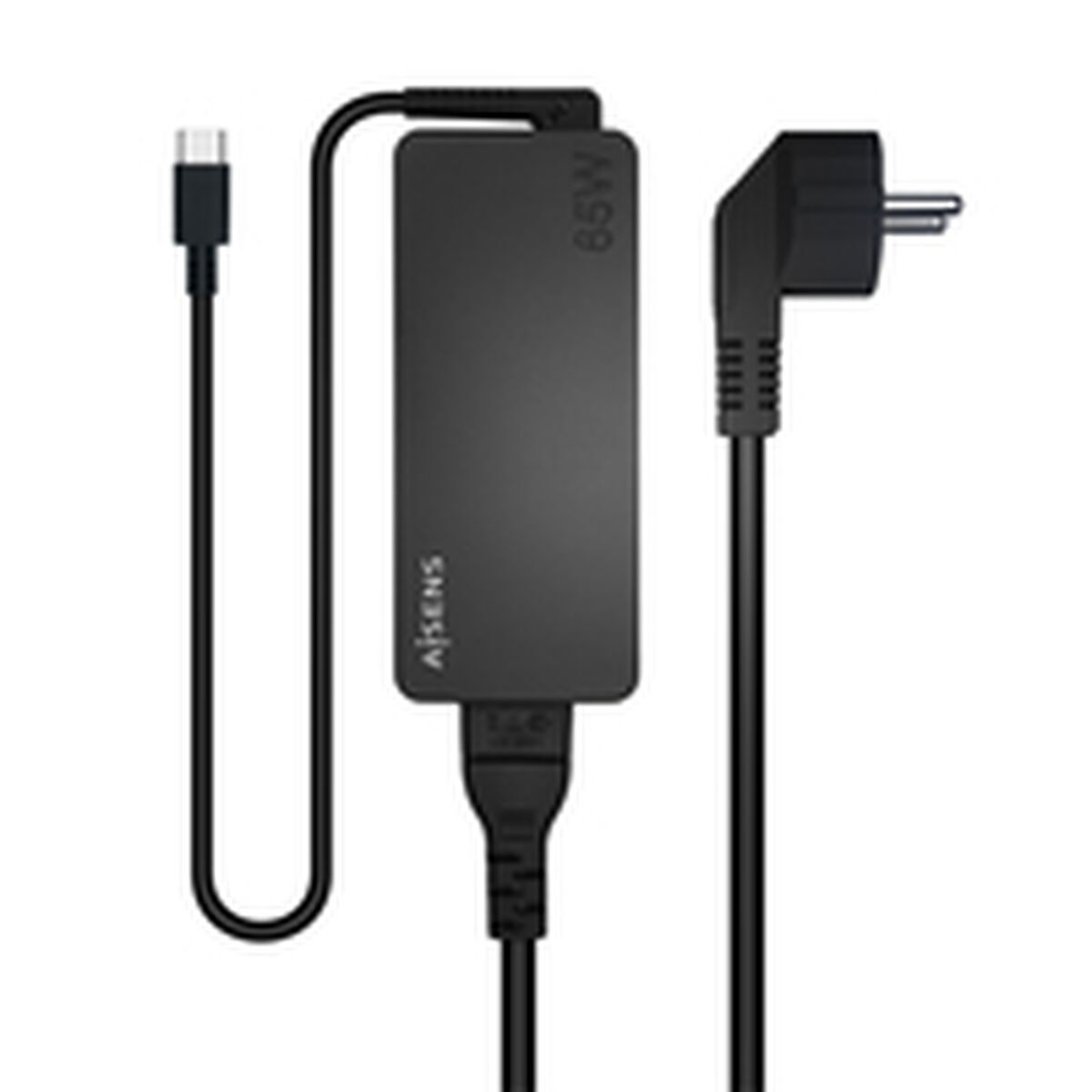 Caricabatterie Da Parete Aisens AscH-1pd65D-Bk Nero 65 W