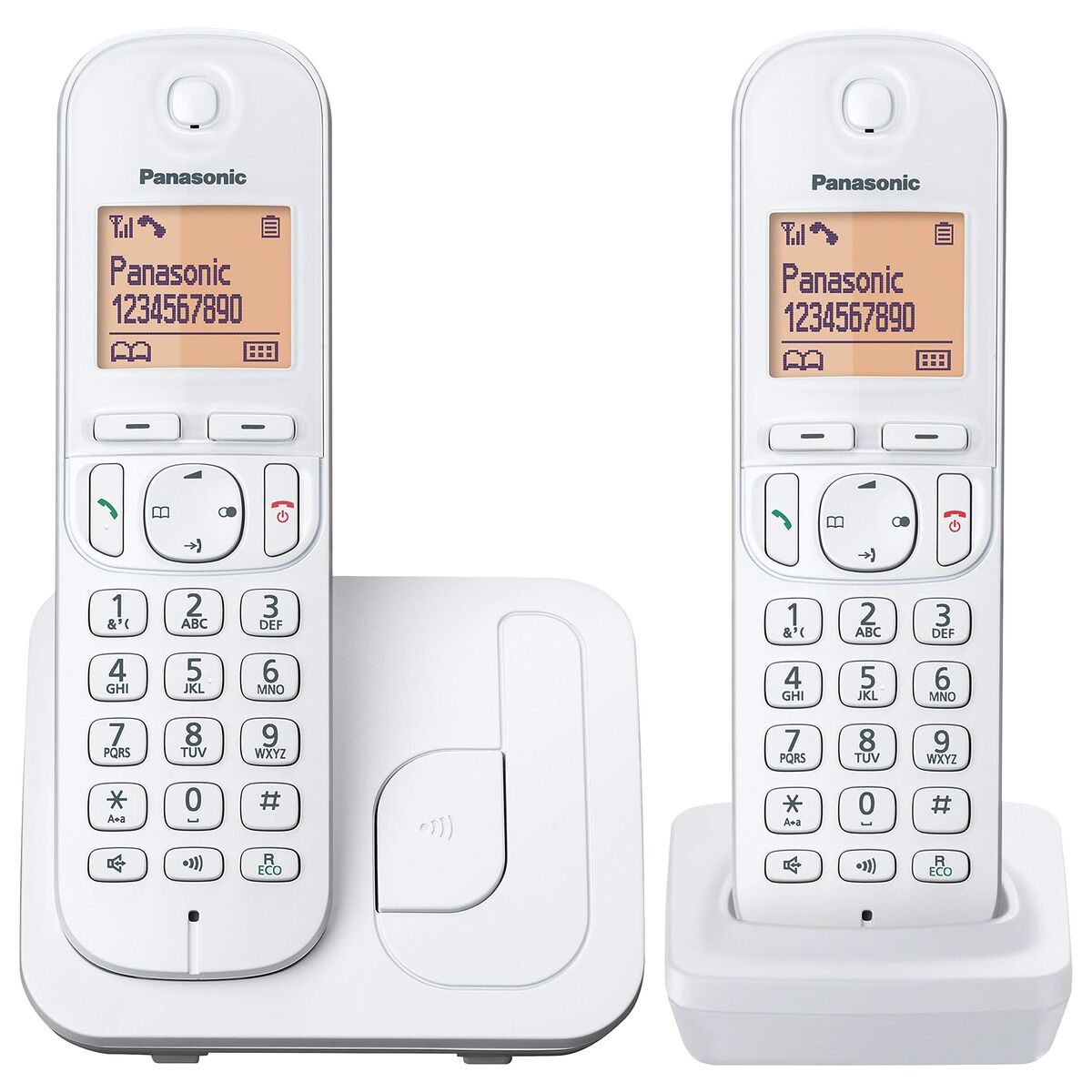 Telefono Senza Fili Panasonic KX-Tgc210 Bianco Ambra - Image 6