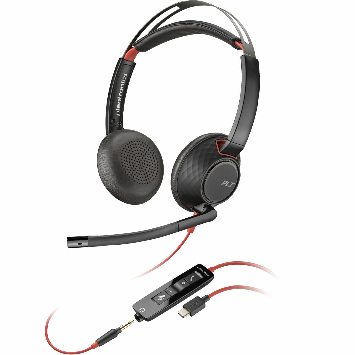 Auricolari Con Microfono Poly Blackwire 5220 Nero