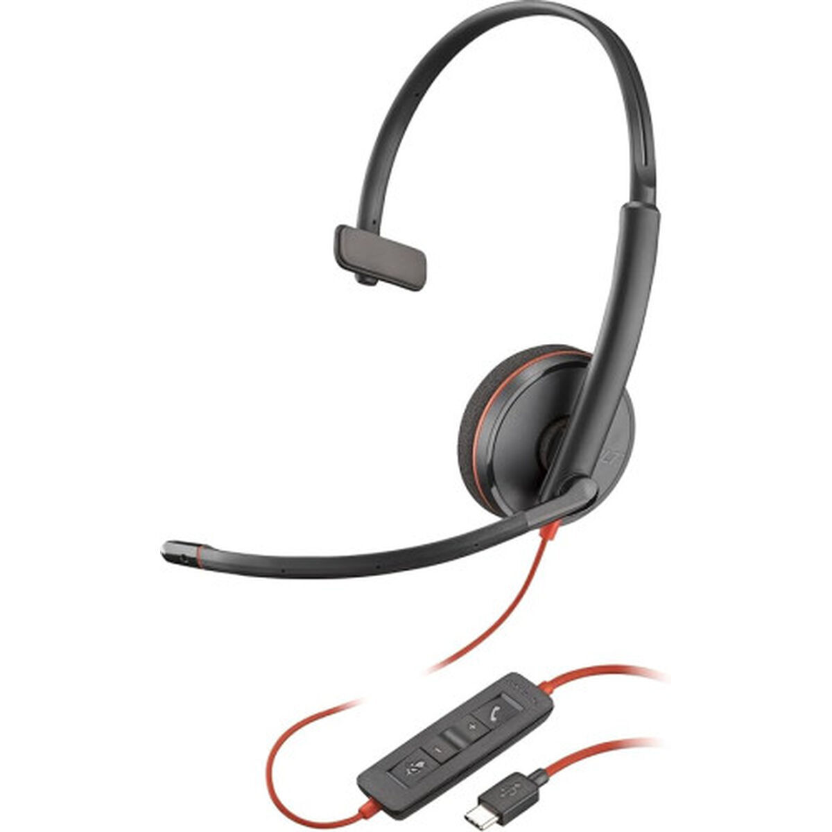 Auricolari Con Microfono Poly 8x214a6 Nero