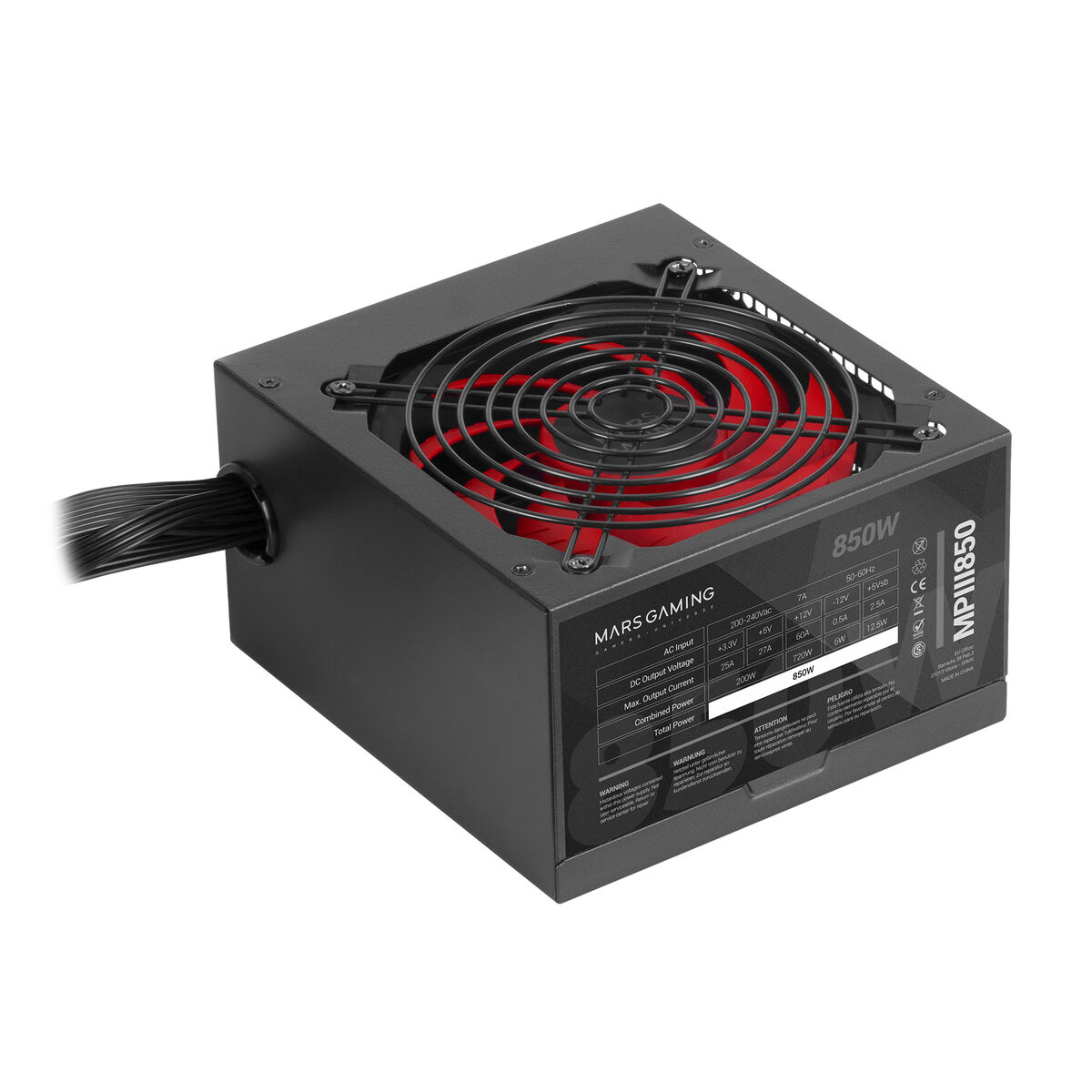 Fonte Di Alimentazione Mars Gaming Mpiii850 850 W 6 W 200 W Atx - Image 6