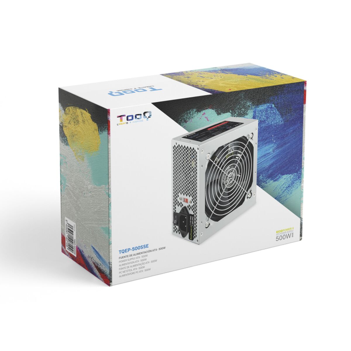 Fonte Di Alimentazione Tooq TqeP-500sse Atx 500 W Rohs - Image 4