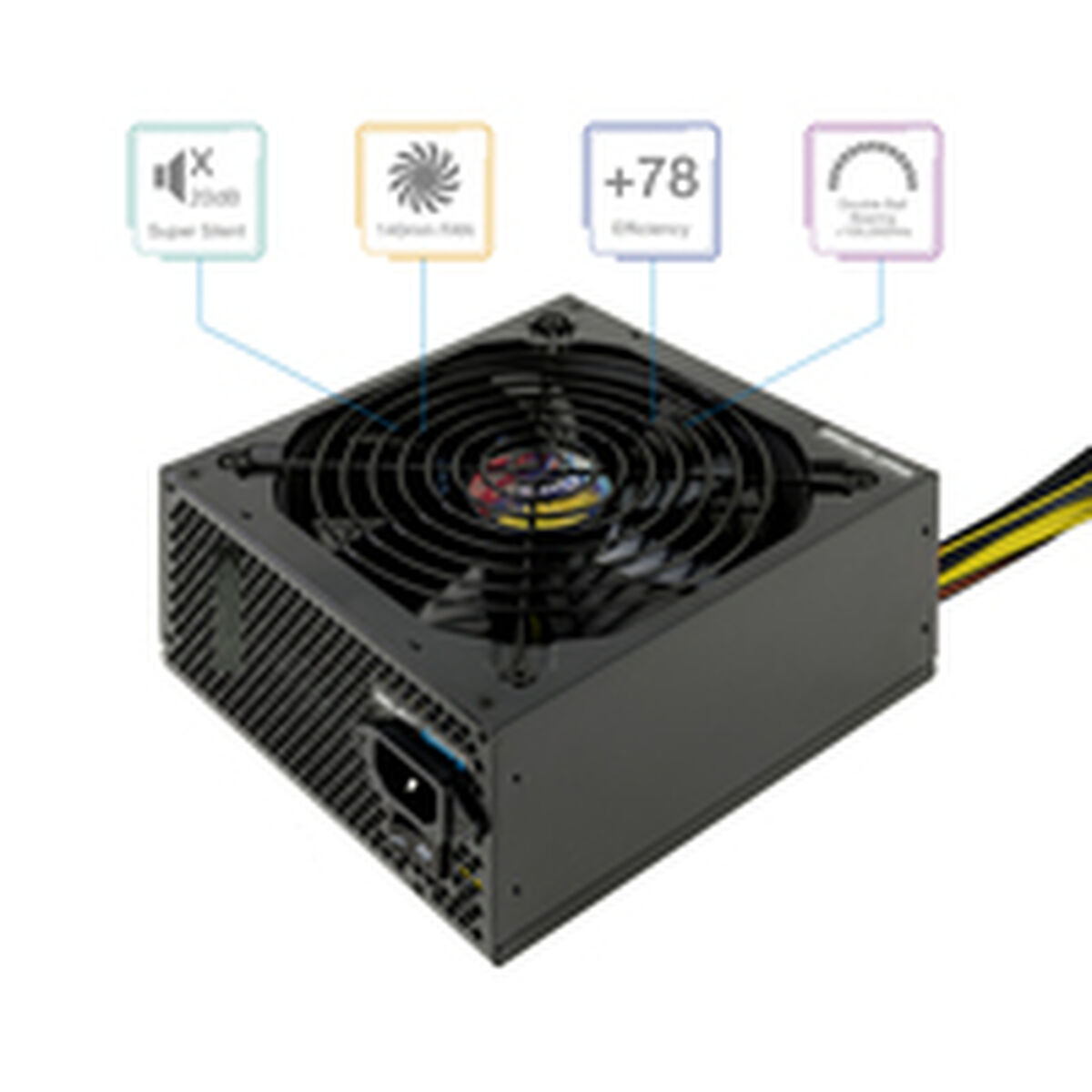 Fonte Di Alimentazione Tooq TqapolO-600sp Atx 600 W Ce - Rohs - Image 5