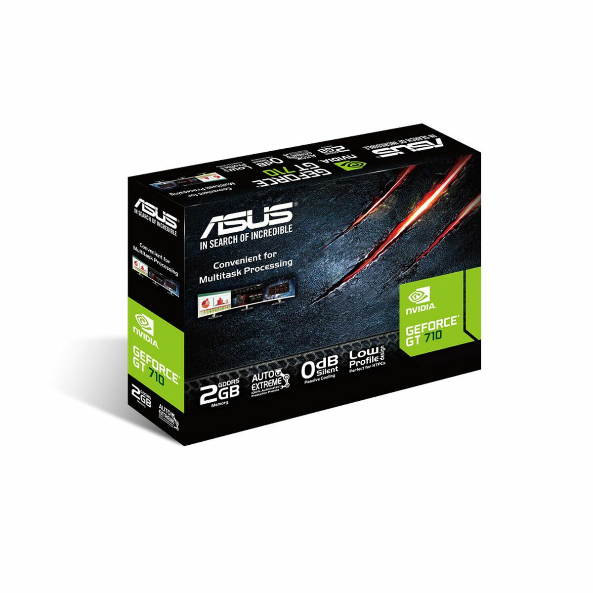 Scheda Grafica Asus Gt730-4H-SL-2gd5 2 Gb Gddr5 4k Ultra hd