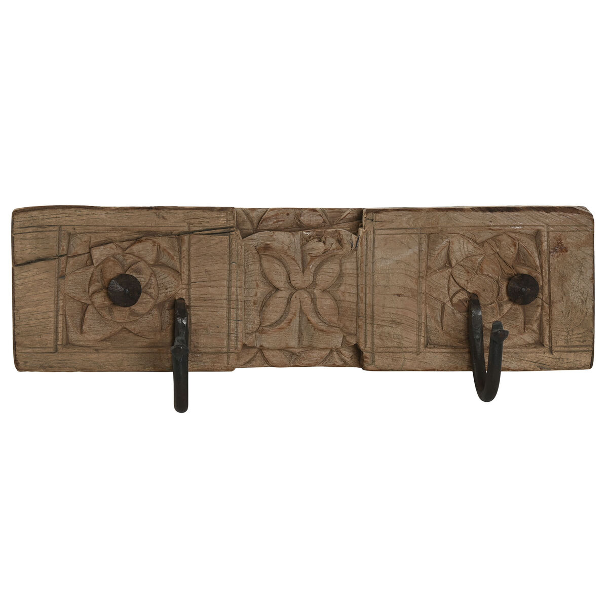 Appendiabiti Da Parete Home Esprit Legno 35 X 10 X 12 cm