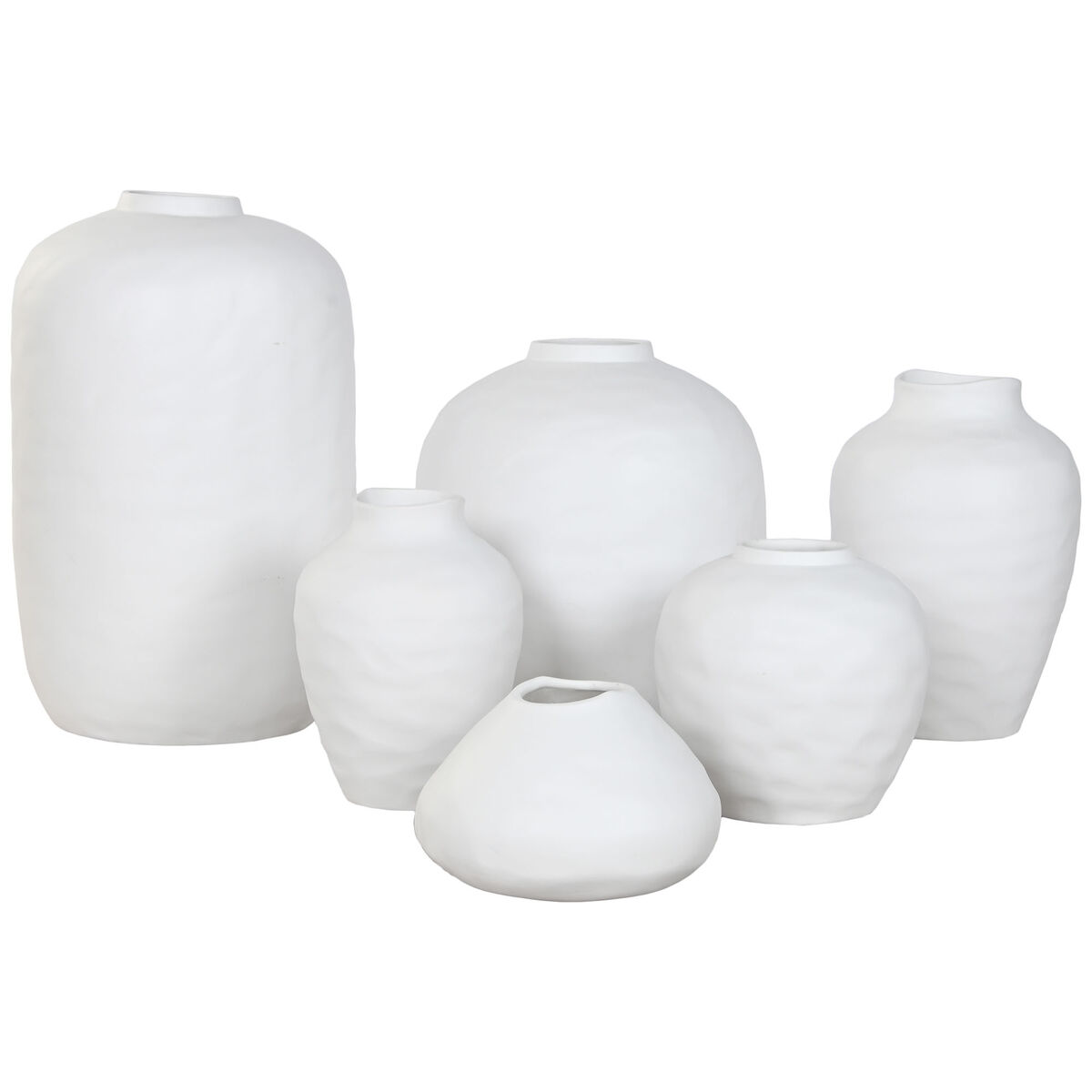 Vaso Home Esprit Beige Gres Stile Artigianale 26 X 26 X 19 cm