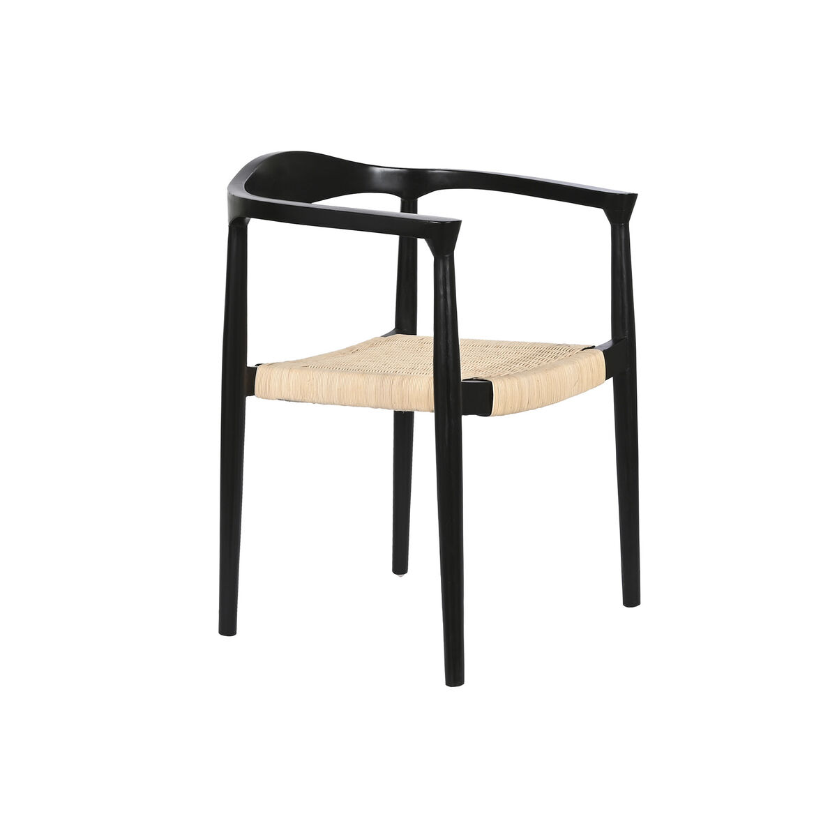 Sedia Dkd Home Decor Bianco Nero 59 X 55 X 78 cm