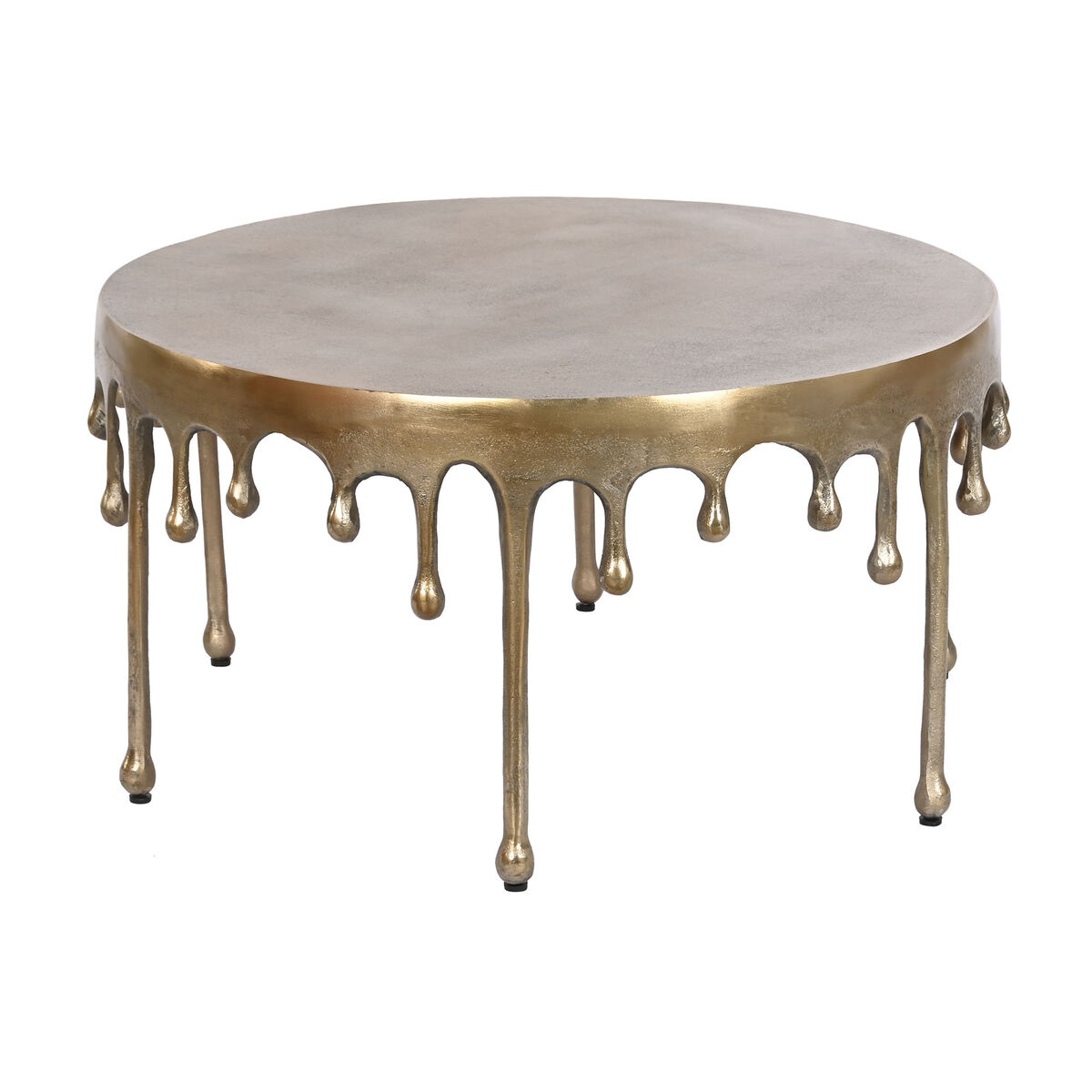 Tavolino Da Caffè Home Esprit Alluminio 75 X 75 X 40 cm