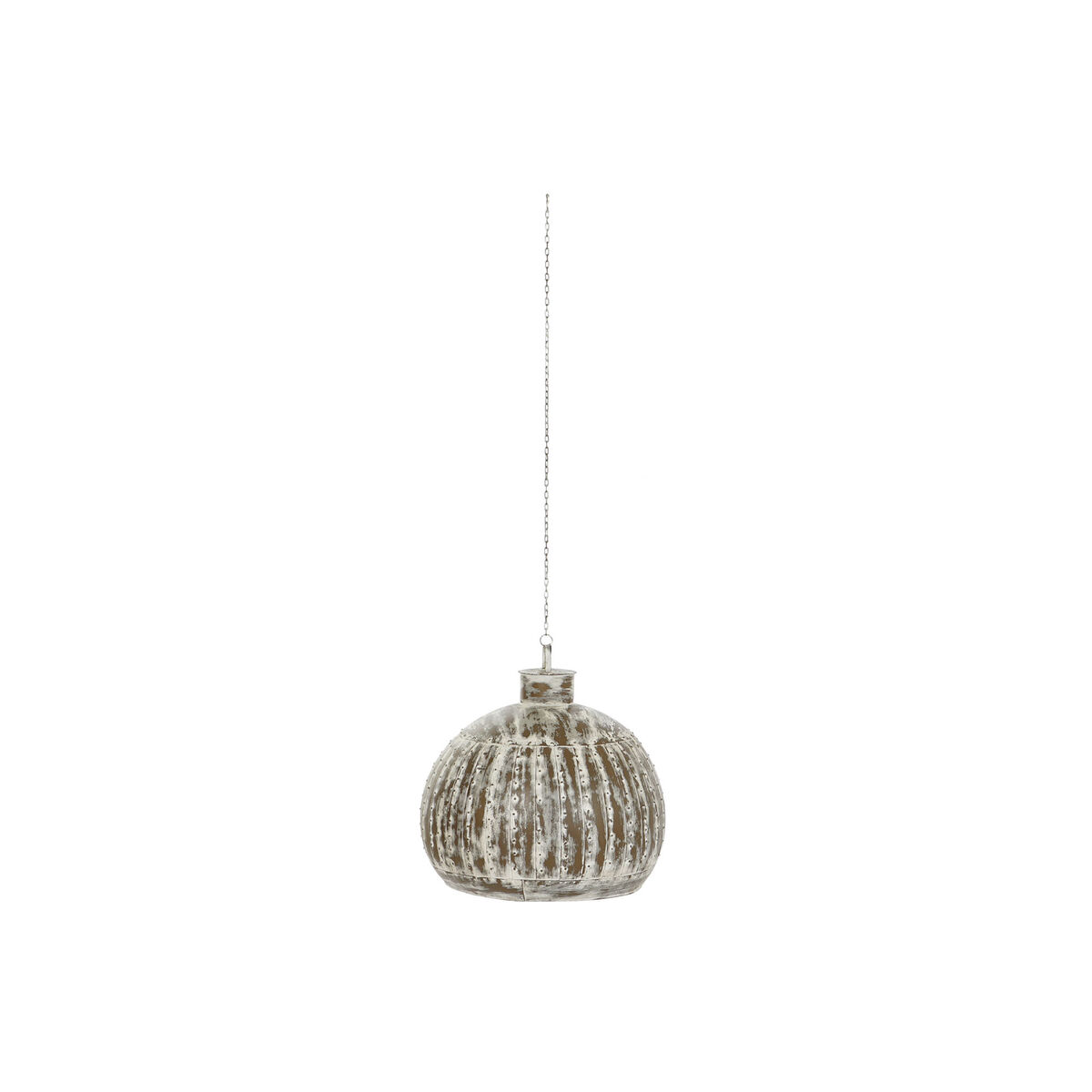 Paralume Home Esprit Grigio Chiaro Metallo 60 X 60 X 60 cm