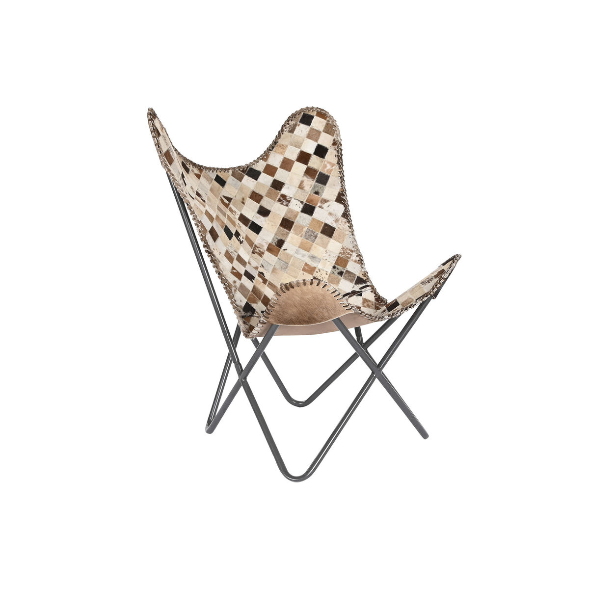 Poltrona Dkd Home Decor Beige Cammello Ferro 70 X 70 X 90 cm