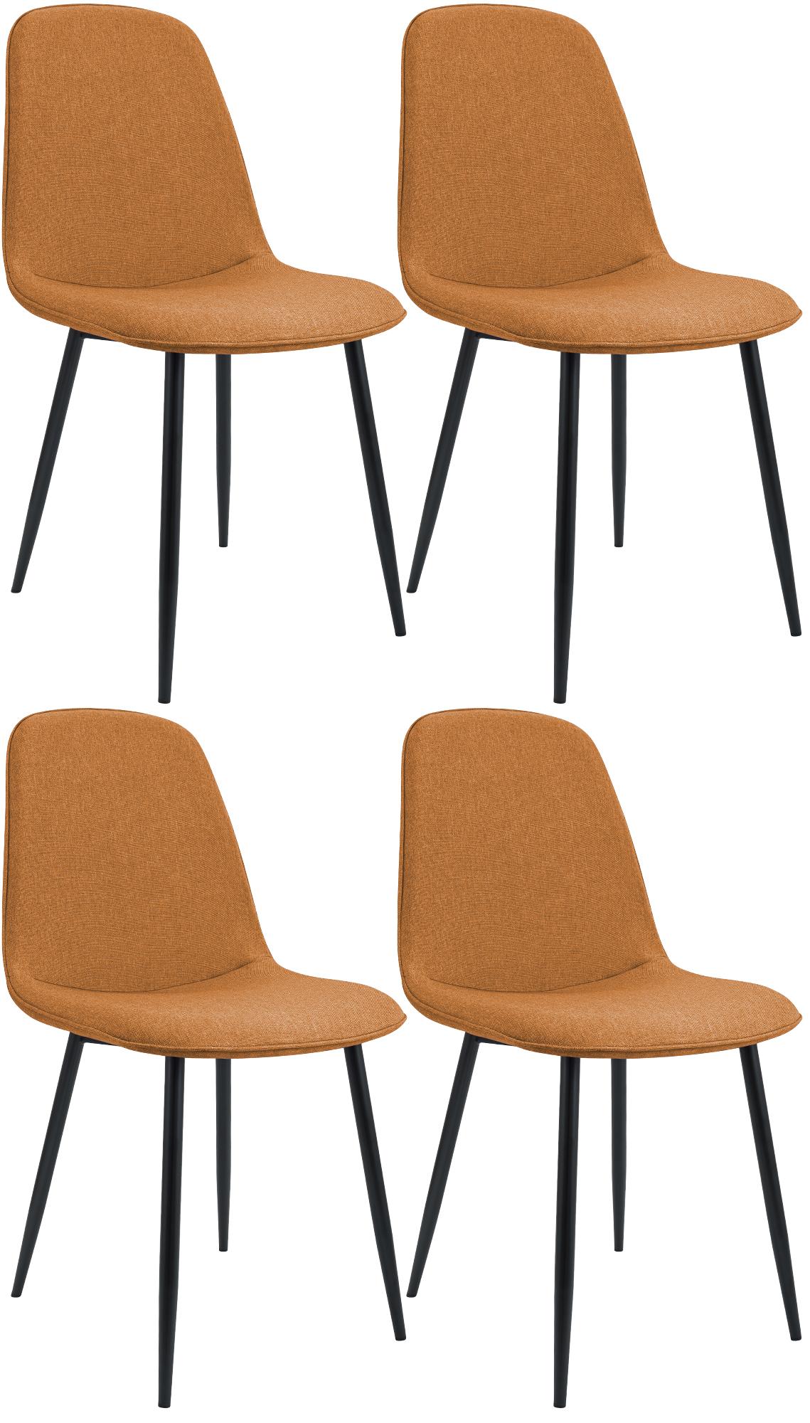 4er Set Esszimmerstuhl Maryam Stoff