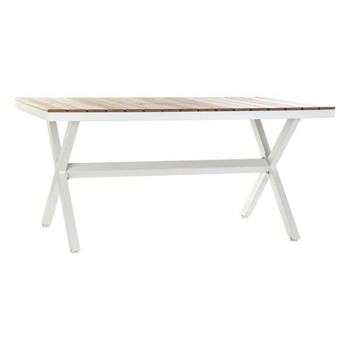 Tavolo Da Pranzo Dkd Home Decor Resina Alluminio 160 X 90 X 75 cm