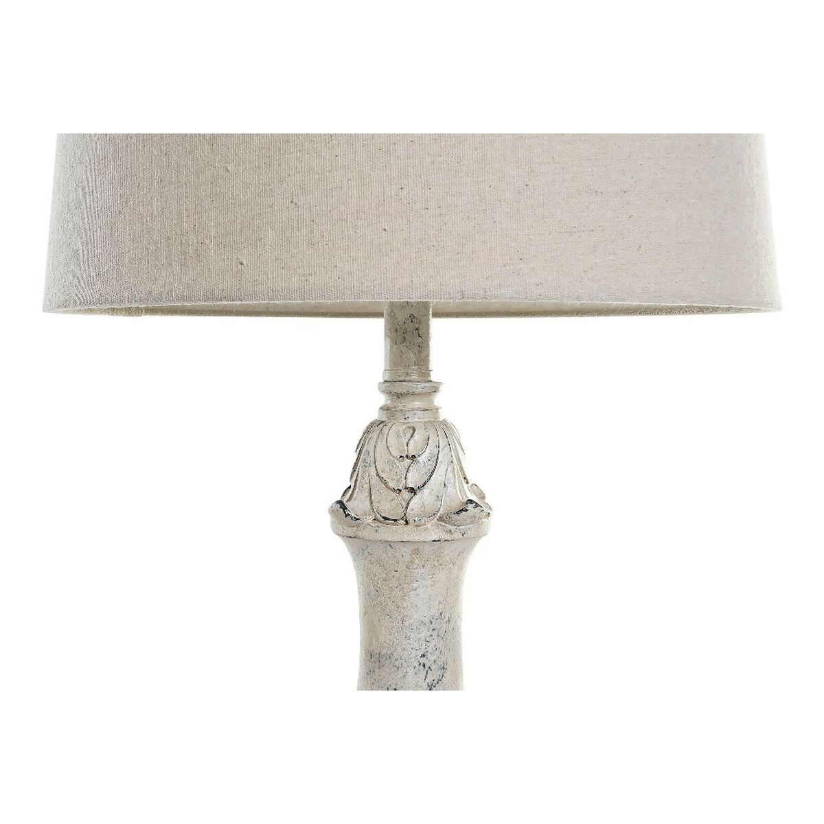 Lampada Da Tavolo Dkd Home Decor Crema Resina 220 V 60 W 38 X 38 X 73 cm - Image 3