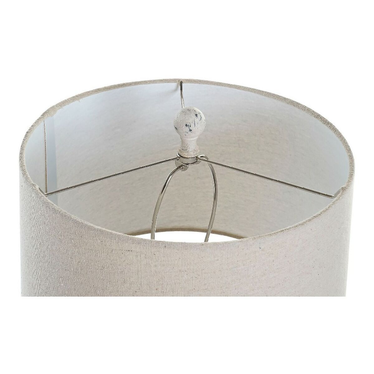 Lampada Da Tavolo Dkd Home Decor Crema Resina 220 V 60 W 38 X 38 X 73 cm - Image 5