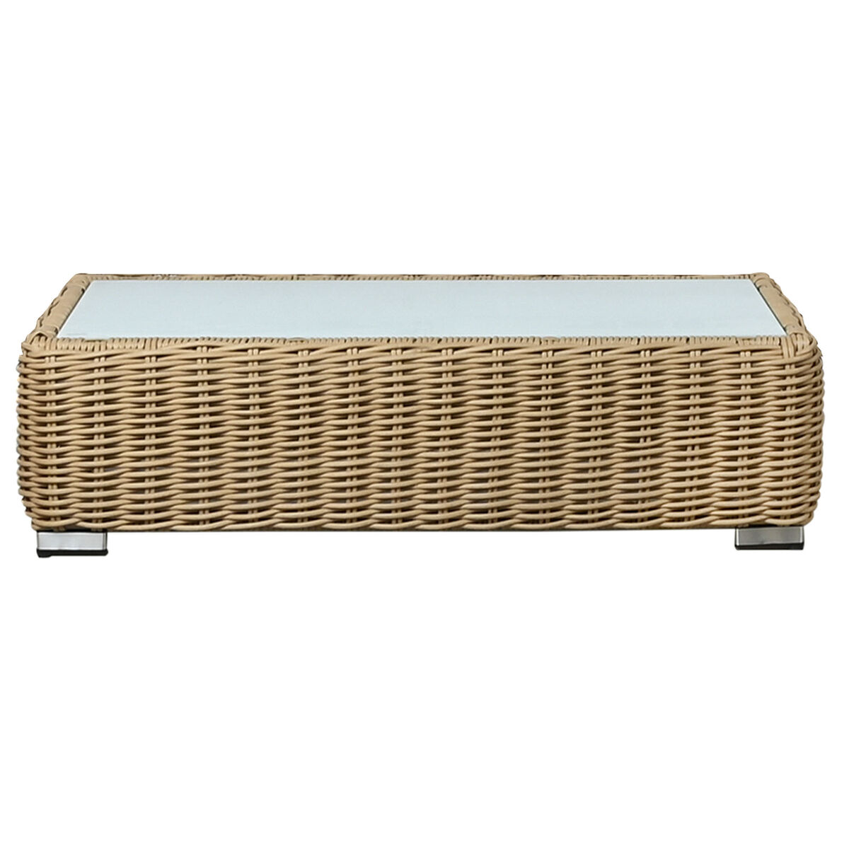 Tavolino Da Caffè Home Esprit Beige Marrone Chiaro 110 X 60 X 35 cm