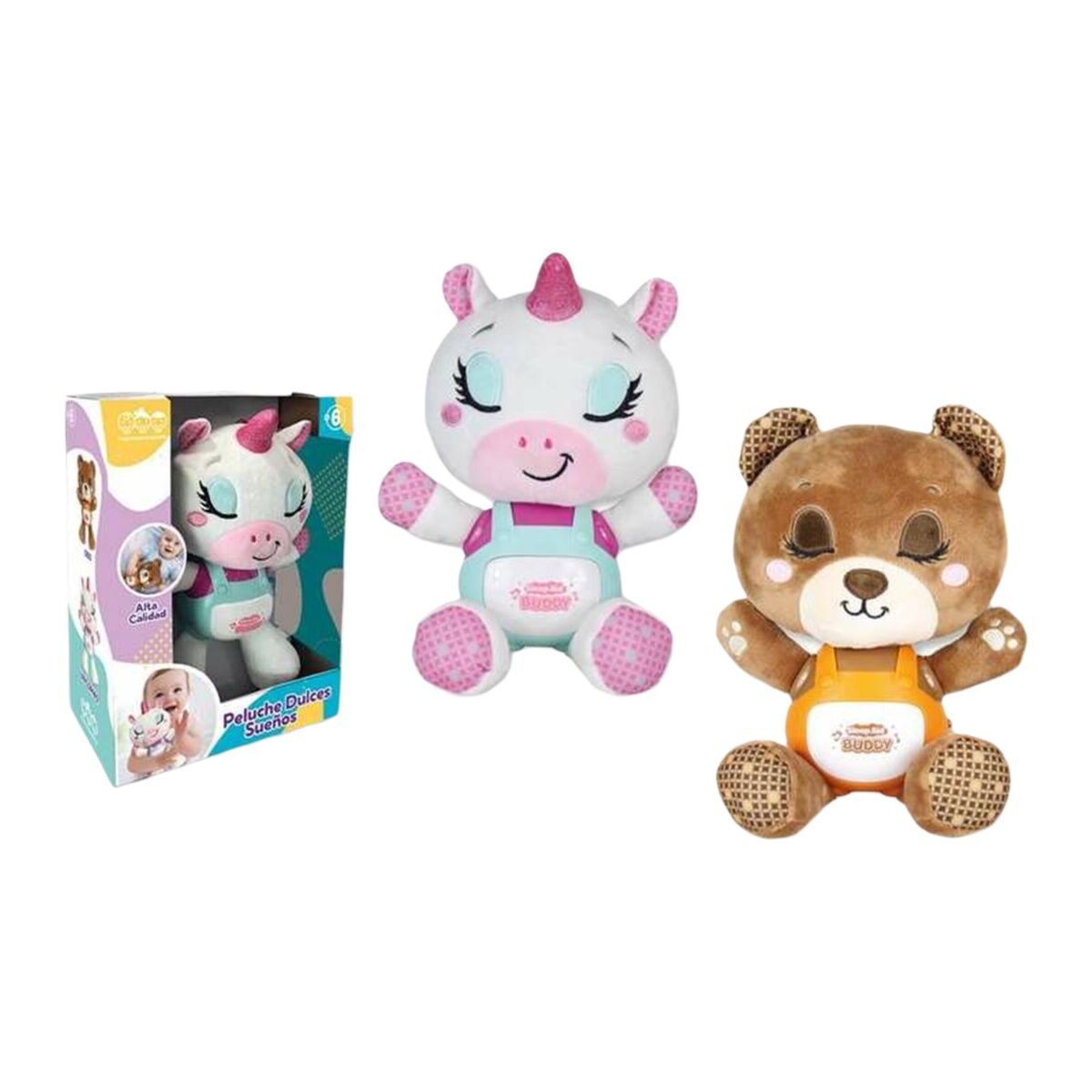 Peluche Musicale Bianco Marrone 25 Cm Carta
