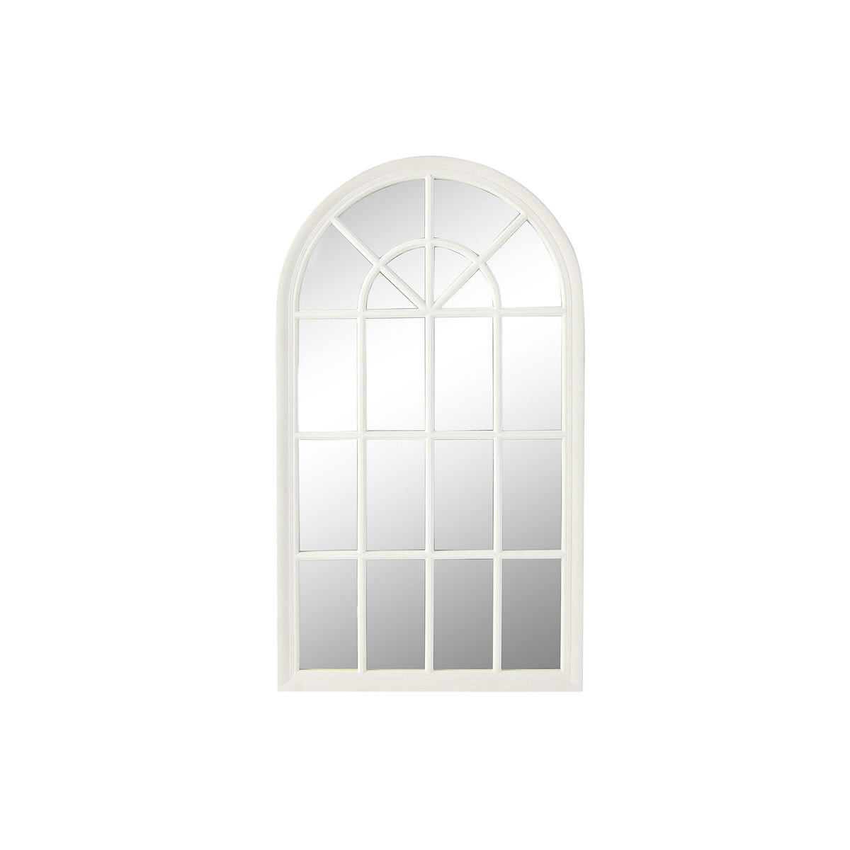 Specchio Da Parete Home Esprit Bianco Finestra 80 X 3,5 X 140 cm